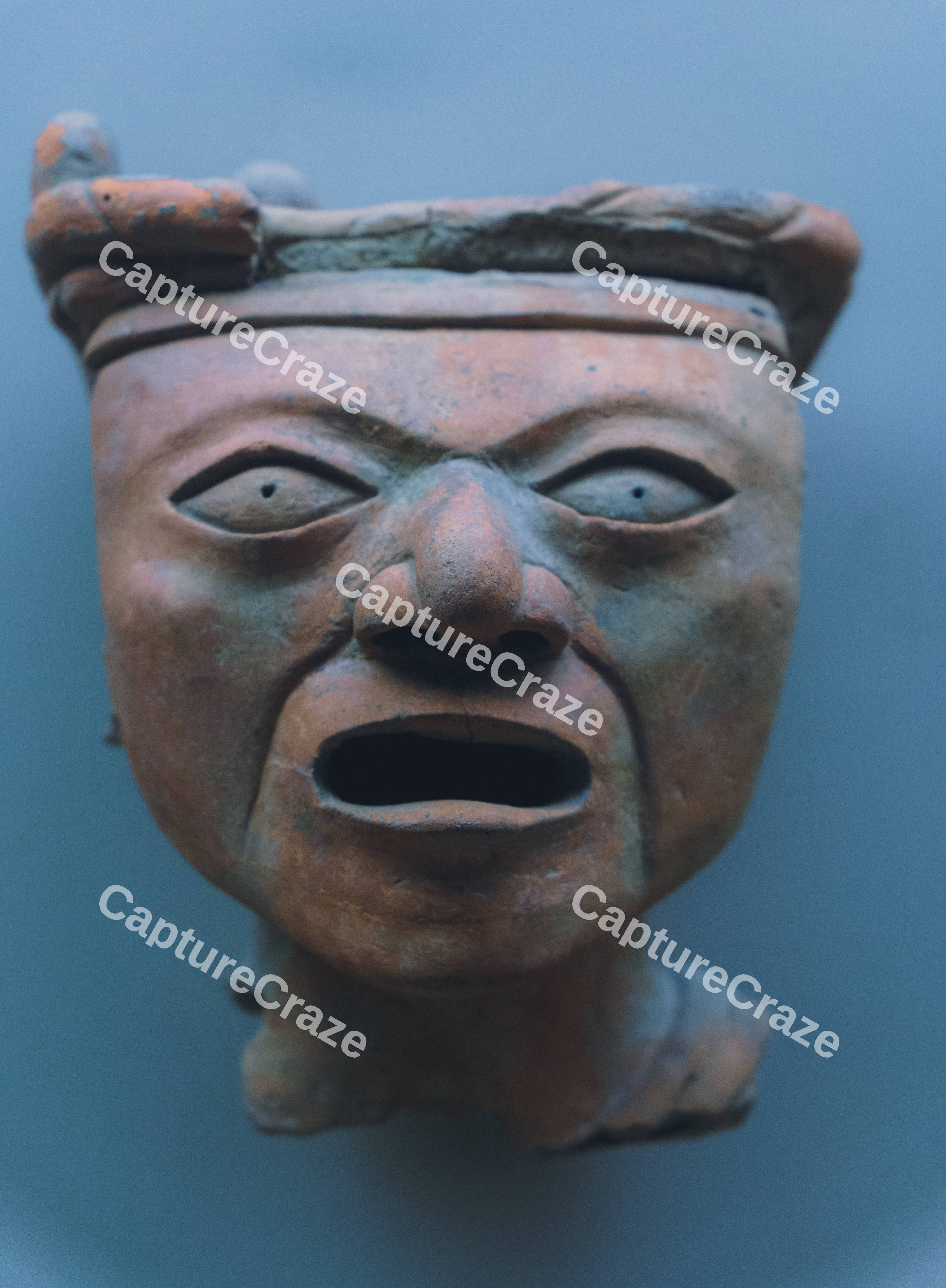 Mayan Mask Sculpture 5